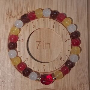 Handmade Fall Bracelet with Cat Charm